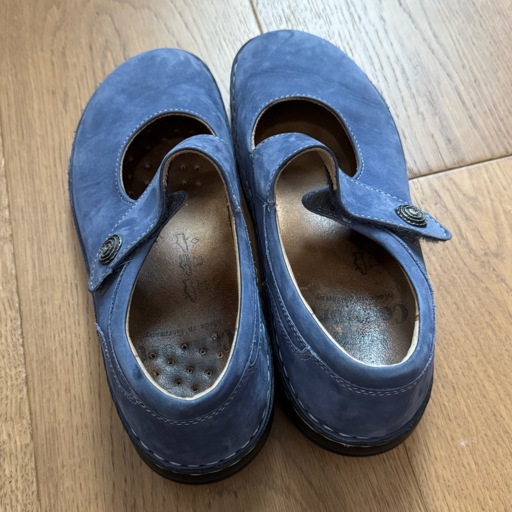 Finn Comfort Laval Mary Jane - Blue Nappa Leather - Size 40 (9 - 9.5) - EUC - Picture 8 of 8